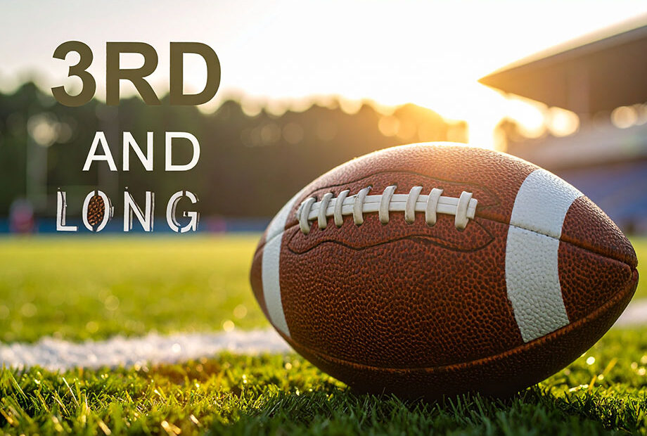 3rd and Long is a column about the NFL. It's a graphic that has the football with the words 3rd and Long beside it.